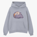 Толстовка худи оверсайз