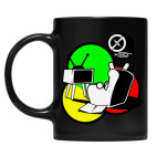 Кружка цветная UV-DTF