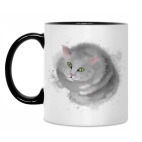 Кружка двухцветная