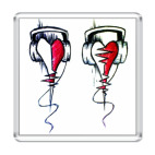 Сердца в наушниках