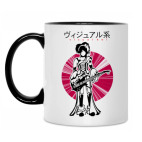 Кружка двухцветная