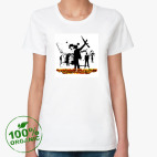 Женская футболка органик