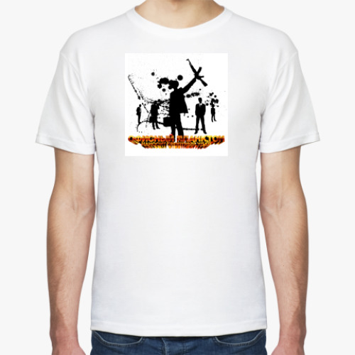 Футболка с принтом Офисный Планктон