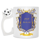 Кружка с футбольным мячиком