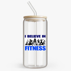 Банка с бамбуковой крышкой