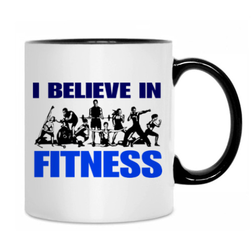 Кружка с принтом Powerlifting - fitness