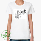 Женская футболка органик