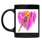 Кружка цветная UV-DTF