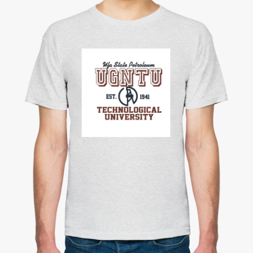 Футболка с принтом   УГНТУ