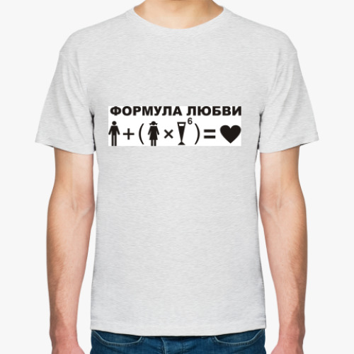 Футболка с принтом Формула любви