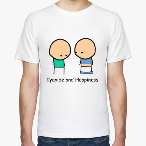 Футболка с принтом Cyanide & Happines