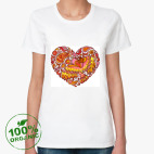 Женская футболка органик