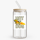 Банка с бамбуковой крышкой