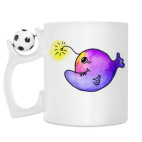 Кружка с футбольным мячиком