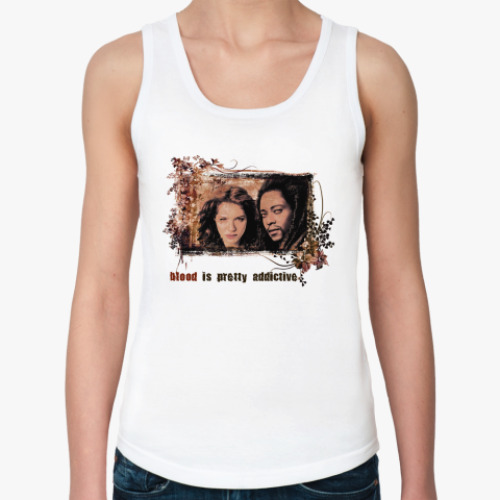 Женская майка с принтом Виктория и Лоран