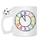 Кружка с футбольным мячиком