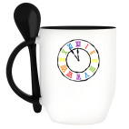 Кружка с ложкой