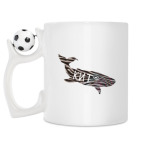 Кружка с футбольным мячиком