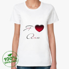 Женская футболка органик