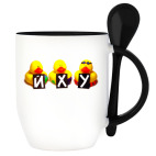 Кружка с ложкой