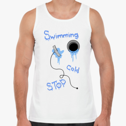 Майка с принтом Не плавать!