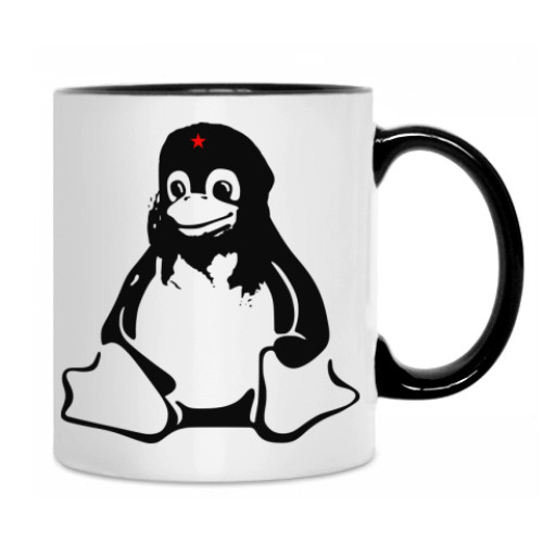 Кружка с принтом Линуксоид Che Guevara