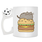 Кружка с футбольным мячиком