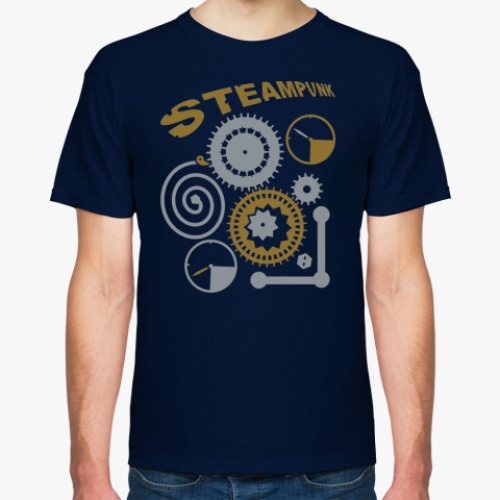 Футболка с принтом Steampunk