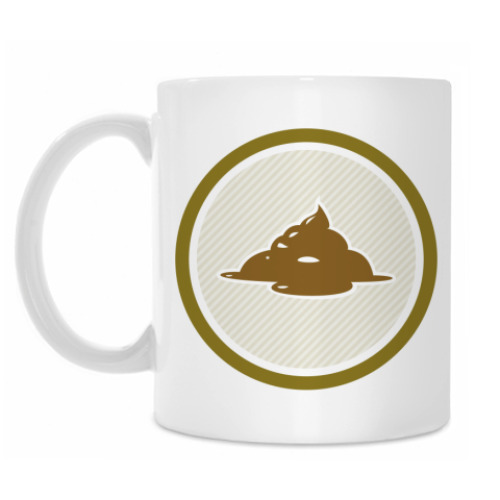 Кружка с принтом Shit