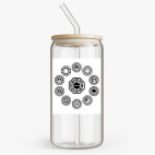 Банка с бамбуковой крышкой