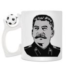 Кружка с футбольным мячиком