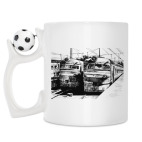 Кружка с футбольным мячиком