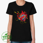 Женская футболка органик