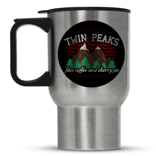 Кружка-термос с принтом Сериал Твин Пикс Twin Peaks