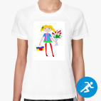 Женская спортивная футболка