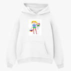 Толстовка худи оверсайз