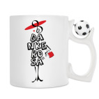 Кружка с футбольным мячиком