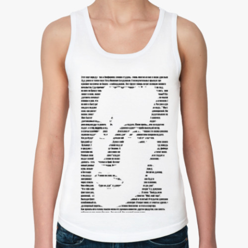 Женская майка с принтом маяковский