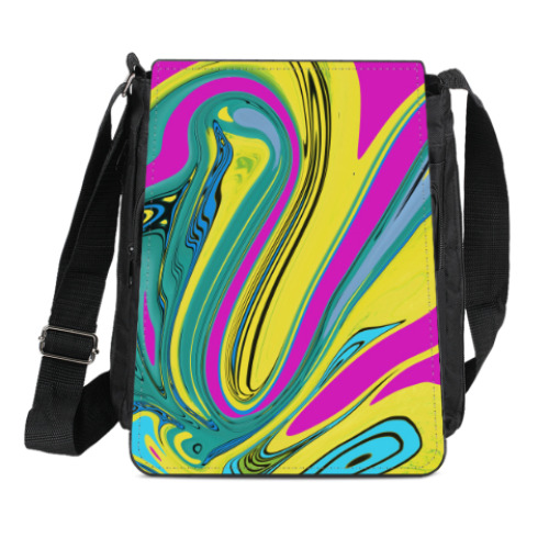 Сумка-планшет с принтом Абстракция