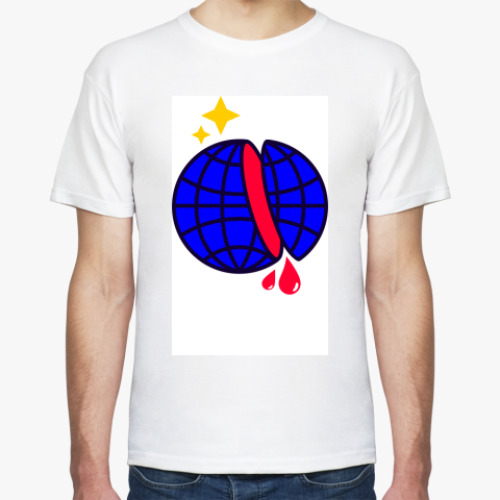 Футболка с принтом Planet Blood