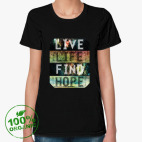 Женская футболка органик