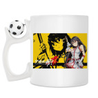 Кружка с футбольным мячиком