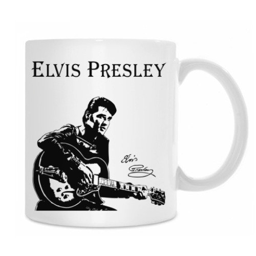 Кружка с принтом Элвис Пресли