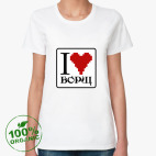 Женская футболка органик