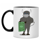 Кружка двухцветная