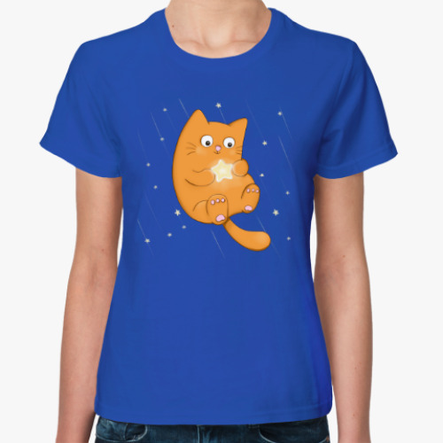 Женская футболка с принтом Загадай желание