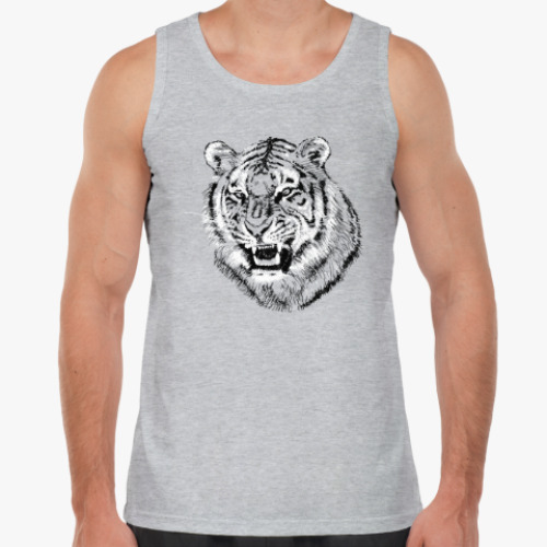 Майка с принтом Тигр