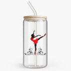 Банка с бамбуковой крышкой