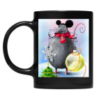 Кружка цветная UV-DTF