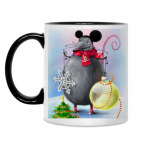 Кружка двухцветная